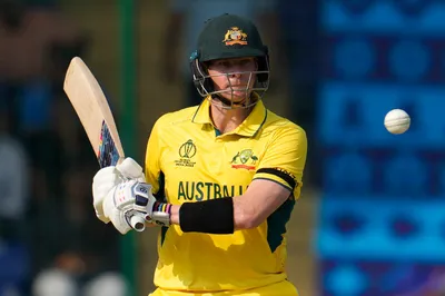 icc cwc 2023   big match  steve smith eyes another masterclass for aussies