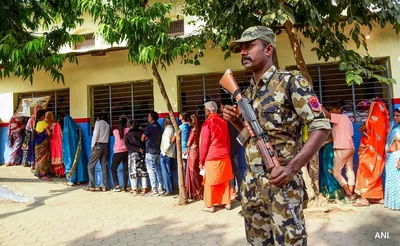 lok sabha polls 2024  madhya pradesh records 28 15   voter turnout till 11 am