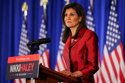  i m woman of my word   nikki haley vows to remain in race despite trump s projected win in south carolina primary election