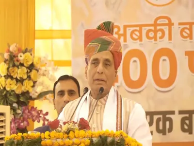  there must be one nation  one election   rajnath singh at poll rally in rajasthan