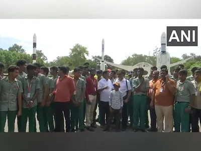 chandrayaan 3 mission  over 200 school students arrive at satish dhawan space centre to watch launch