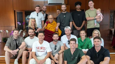 england cricket players meet dalai lama ahead of dharamshala test