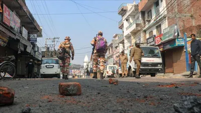 nainital district administration deploys large police forces in haldwani area post violence