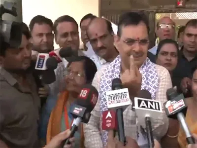  rajasthan will repeat history of 2014 and 2019   cm bhajanlal sharma after casting his vote in jaipur