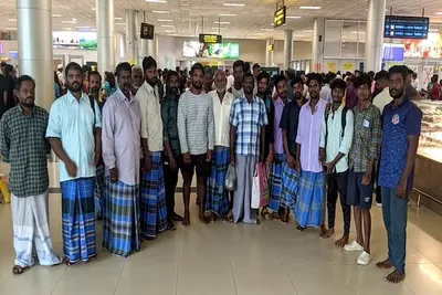tamil nadu  19 indian fishermen repatriated from sri lanka