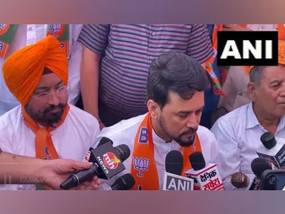  bjp has never done politics over security of punjab   anurag thakur on amritpal singh issue