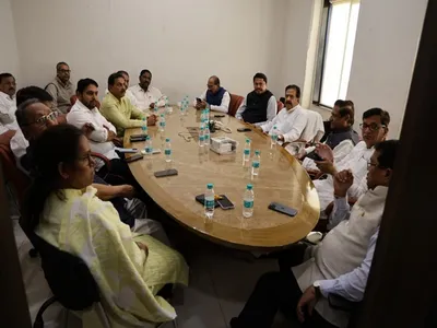 congress holds meeting in maharashtra to formulate strategy for polls post chavan s exit