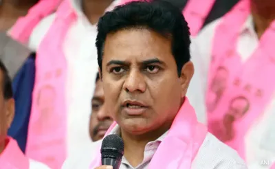 ktr calls out rahul gandhi  congress for hypocrisy on anti defection assurance in manifesto