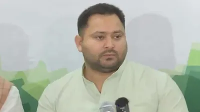  this is his personal statement    rjd leader tejashwi yadav on a raja s remark