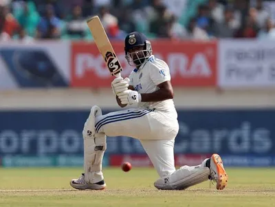 ashwin  jurel helps india to 388 7 at day 2 lunch 