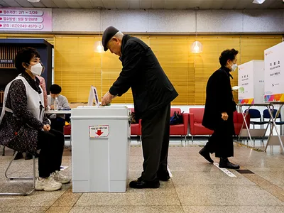 voting underway for parliamentary elections in south korea