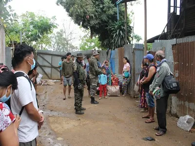 manipur  124 civilians displaced during violence return to moreh