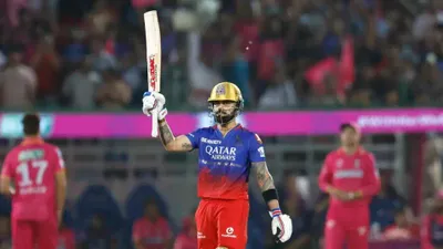 ipl 2024  a record breaking night by virat against rr  batter continues one man show for rcb