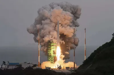 south korea launches commercial grade satellite using domestically produced space rocket