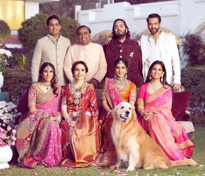 check out stunning family pictures of mukesh  nita ambani from anant radhika s pre wedding festivities