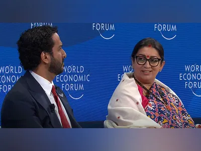  india a partner that expanded brics can count on   smriti irani at davos