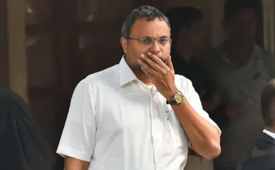 ed claims  karti chidambaram took rs 50 lakh gratification for getting approval for reuse of chinese visas