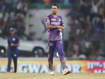 sunil narine equals andre russell s record to claim most potm awards for kkr in ipl