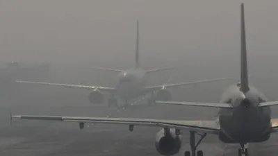 north india cold wave  many flights delayed at delhi airport