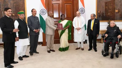 one nation one election committee submits report to president murmu