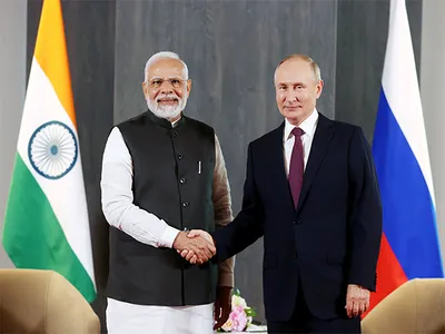  we agreed to work together to further deepen      pm modi dials russian president putin