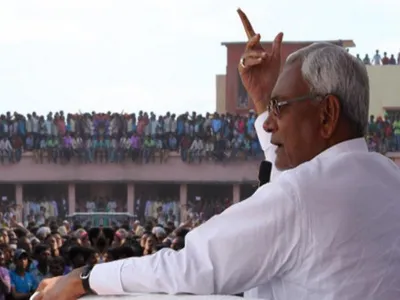 do you recall the days      nitish jabs rjd over state of bihar under  pati patni  rule