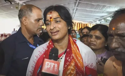  this is ridiculous   bjp candidate madhavi latha on complaint against her over controversial arrow gesture