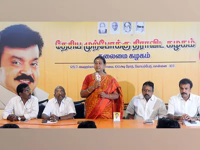 tamil nadu lok sabha polls  dmdk announces 5 candidates  vijaya prabhakaran to contest from virudhunagar