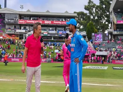 south africa win toss  put india to field in 1st odi clash  sai sudharsan receives his debut cap