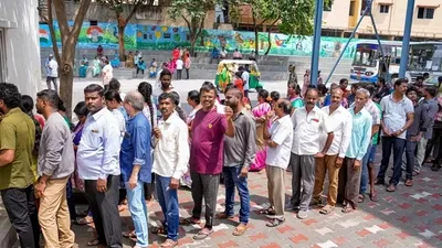 karnataka  polling ends  65 69 pc voter turnout recorded till 5 pm