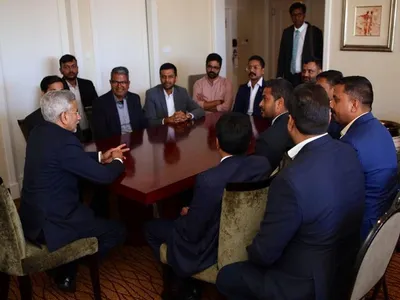 eam jaishankar meets diamond business owners from gujarat in namibia