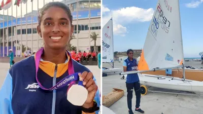 young sailor from mp s dewas wins silver medal at asia games