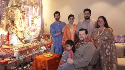 neil nitin mukesh celebrates ganesh chaturthi with family at mumbai home