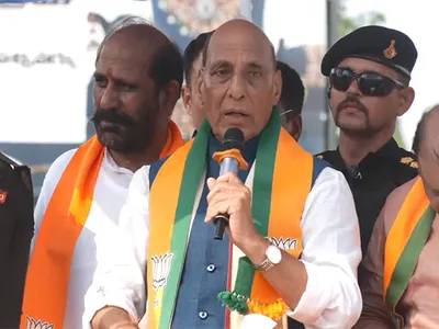 pm modi brought 25 cr people out of poverty line  rajnath singh in telangana