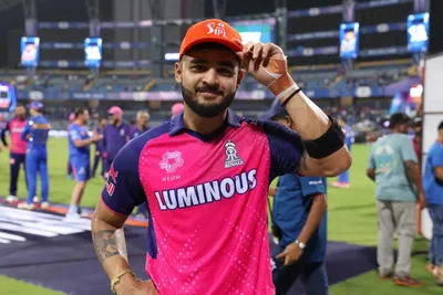 ipl 2024  rr s riyan parag shares heartwarming moment with mother following win over mi