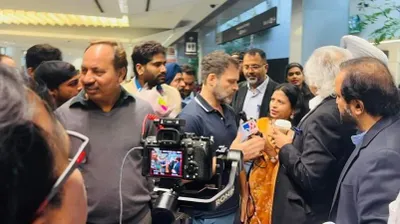 rahul gandhi arrives in san francisco as part of his 10 day us tour