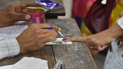 ls polls phase ii  tripura leads with 77 53 pc voter turnout till 5 pm  up at lowest with 52 74 pc