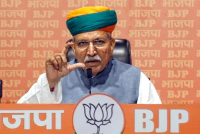 bjp is first party in country to decide on giving 33 pc posts to women in party  arjun ram meghwal