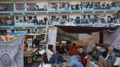 un run school in gaza attacked