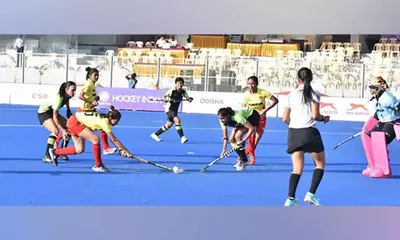 14th hockey india senior women national c ship  hockey jharkhand advances into quarterfinals