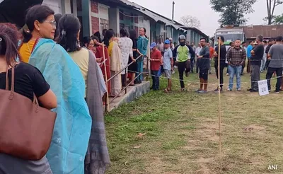 lok sabha elections  re polling begins at 11 stations in manipur
