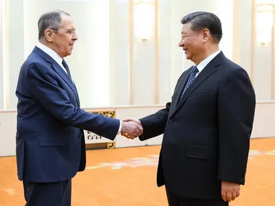 china  xi jinping meets with russian foreign minister sergey lavrov