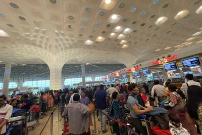 panic at mumbai airport after woman claims to carry bomb in bag