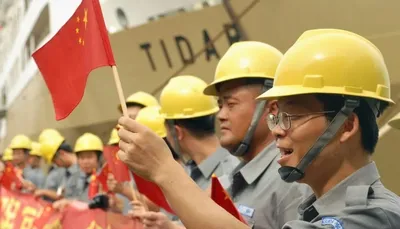 number of chinese workers across africa drops to lowest level