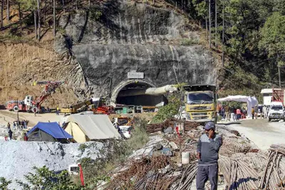 focused effort is  horizontal drilling  to rescue workers trapped in silkyara tunnel  officials