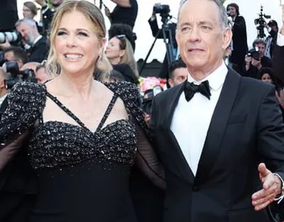 cannes 2023  tom hanks  rita wilson lit up red carpet with their dance