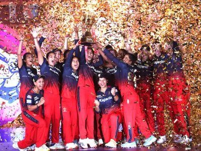 wpl final  all round rcb led by perry  molineux  shreyanka capture maiden title  beat dc by eight wickets