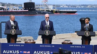 aukus  us  uk australia announce nuclear powered submarine project