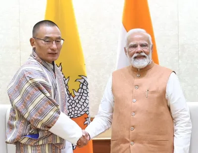 bhutan pm tshering tobgay thanks pm narendra modi for his visit