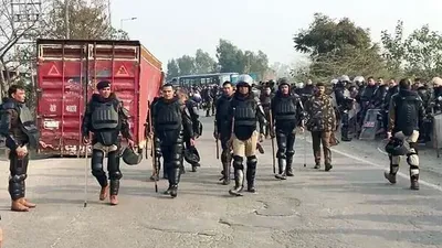 security tightened near tikri border ahead of farmers   delhi chalo  march